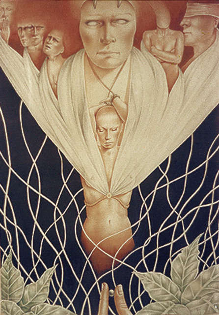 Artist Philip Hallawell. 'The Pearl' Artwork Image, Created in 1977, Original Illustration. #art #artist