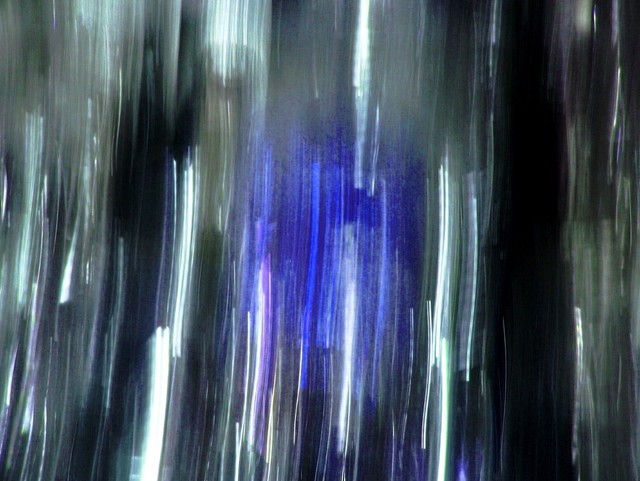 Artist C. A. Hoffman. 'Blue In The Rain' Artwork Image, Created in 2008, Original Drawing Pencil. #art #artist