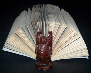 C. A. Hoffman  'Book Buddha', created in 2008, Original Drawing Pencil.