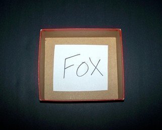 C. A. Hoffman  'Fox In A Box', created in 2008, Original Drawing Pencil.