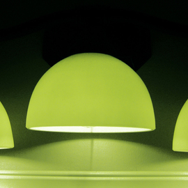 Green Alien Lights By C. A. Hoffman