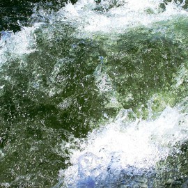 Green Splash I By C. A. Hoffman