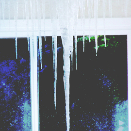 C. A. Hoffman: 'Icy Daggers', 2009 Color Photograph, Abstract Figurative. 