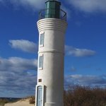 Lonely Lighthouse Traverse City Michigan By C. A. Hoffman