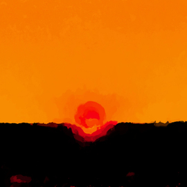 Orange Sky Delight  By C. A. Hoffman