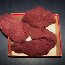 C. A. Hoffman: 'Red Socks in a Box', 2008 Color Photograph, Abstract Figurative. 