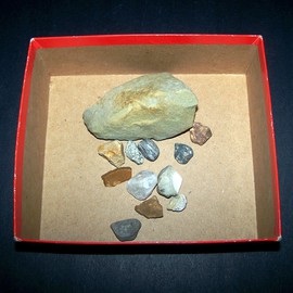 C. A. Hoffman: 'Rocks in a Box', 2008 Color Photograph, Abstract Figurative. 