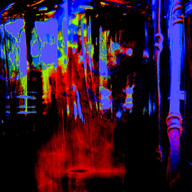 C. A. Hoffman: 'Space Carnival Teleporstation', 2009 Color Photograph, Abstract. 