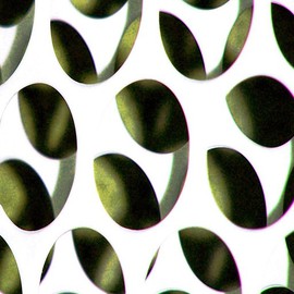 C. A. Hoffman: 'Synchronicity IV Harmony', 2008 Color Photograph, Abstract. Artist Description:  Fourth in my series of patterns and shapes.  In this photo, I have tried to capture the mobility of  the pattern with an addition of a calming shade of light green.   The pattern itself seems to dance across the screen, upward, as if dancing joyously on a sea ...