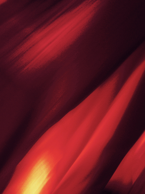 Artist C. A. Hoffman. 'Torn Red Waves' Artwork Image, Created in 2009, Original Drawing Pencil. #art #artist