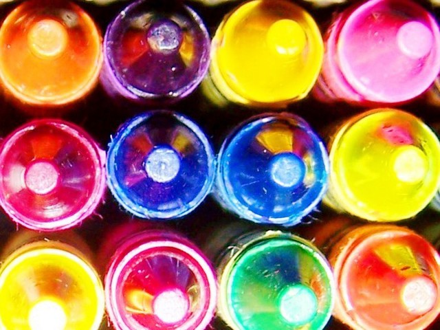 Artist C. A. Hoffman. 'TutiFruti Colors IV' Artwork Image, Created in 2008, Original Drawing Pencil. #art #artist