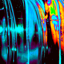 C. A. Hoffman: 'Wormhole Night Frequency ', 2009 Color Photograph, Abstract. 