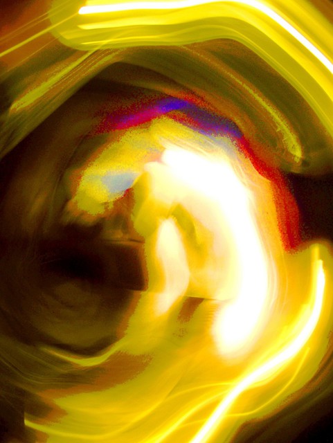 Artist C. A. Hoffman. 'Yellow Inner Sanctum' Artwork Image, Created in 2008, Original Drawing Pencil. #art #artist