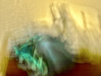 C. A. Hoffman: 'blue smoke', 2021 Color Photograph, Abstract. This is an original color photo that has been digitally enhanced to create a new and exciting piece of art. ...