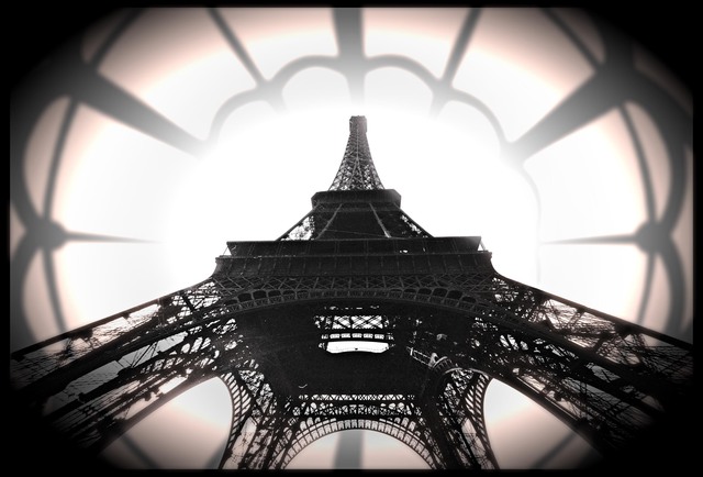 Artist Jean Dominique  Martin. 'Paris Eiffel Tower ' Artwork Image, Created in 2015, Original Photography Mixed Media. #art #artist