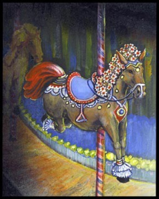 Artist Michael Pickett. 'A Carousel Horse ' Artwork Image, Created in 2004, Original Photography Other. #art #artist
