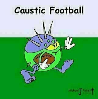 Michael Pickett: 'Caustic Football', 2008 Comic, Comics. 
