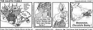 Michael Pickett: 'Easter Bunny', 2003 Comic, Comics. 