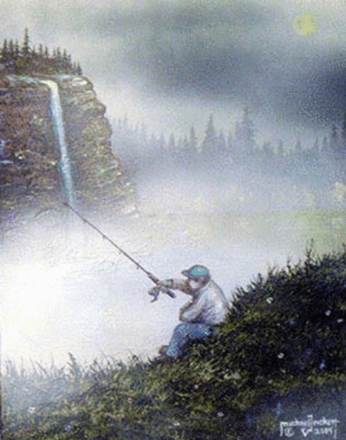 Michael Pickett  'Fishing Day To Night', created in 2004, Original Photography Other.