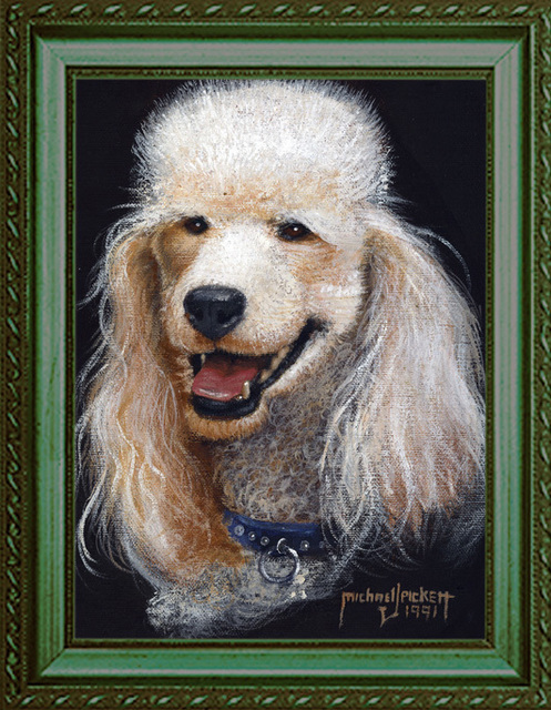 Artist Michael Pickett. 'Mac The Poodle' Artwork Image, Created in 1991, Original Photography Other. #art #artist