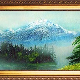 Michael Pickett: 'Northwest', 2004 Acrylic Painting, Landscape. 