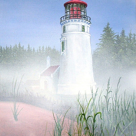 Oregon Lighthouse By Michael Pickett