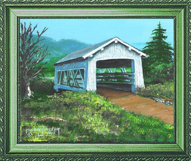 Michael Pickett  'Sandy Creek 1921 Covered Bridge', created in 2012, Original Photography Other.