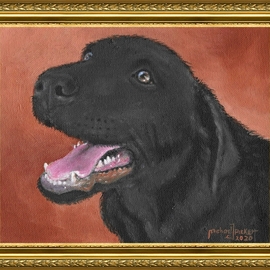 Michael Pickett: 'bear', 2020 Acrylic Painting, Dogs. Artist Description: You can learn how to paint this painting. . Go to pickettonline. com and click on the you- tube link...