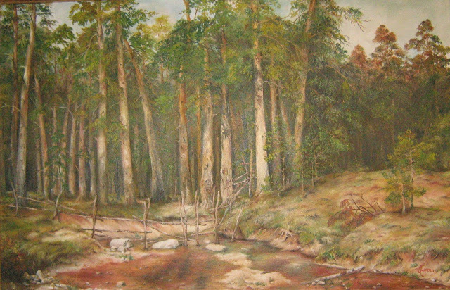 Nagy Alida  'Autumn', created in 1998, Original Painting Oil.