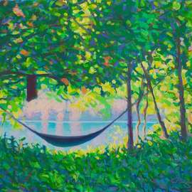 Vlad Paduraru: 'Landscape Barcis S1  11', 2017 Oil Painting, Landscape. Artist Description: landscape, lake, barcis , italy, colors, light...
