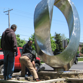 Plamen Yordanov: 'Double Mobius Strip', 2012 Other Sculpture, Abstract. Artist Description: stainless steel...