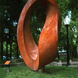 Plamen Yordanov: 'Infinity', 2002 Other Sculpture, Abstract. Artist Description: materials steel, heavy patinaInfinity Mobius Strip refers to several distinct concepts, linked to the idea of without end which arise in philosophy, mathematics, and theology. The sculpture is based on the Mobius strip, which is a surface with only one side and only one boundary component. This ...