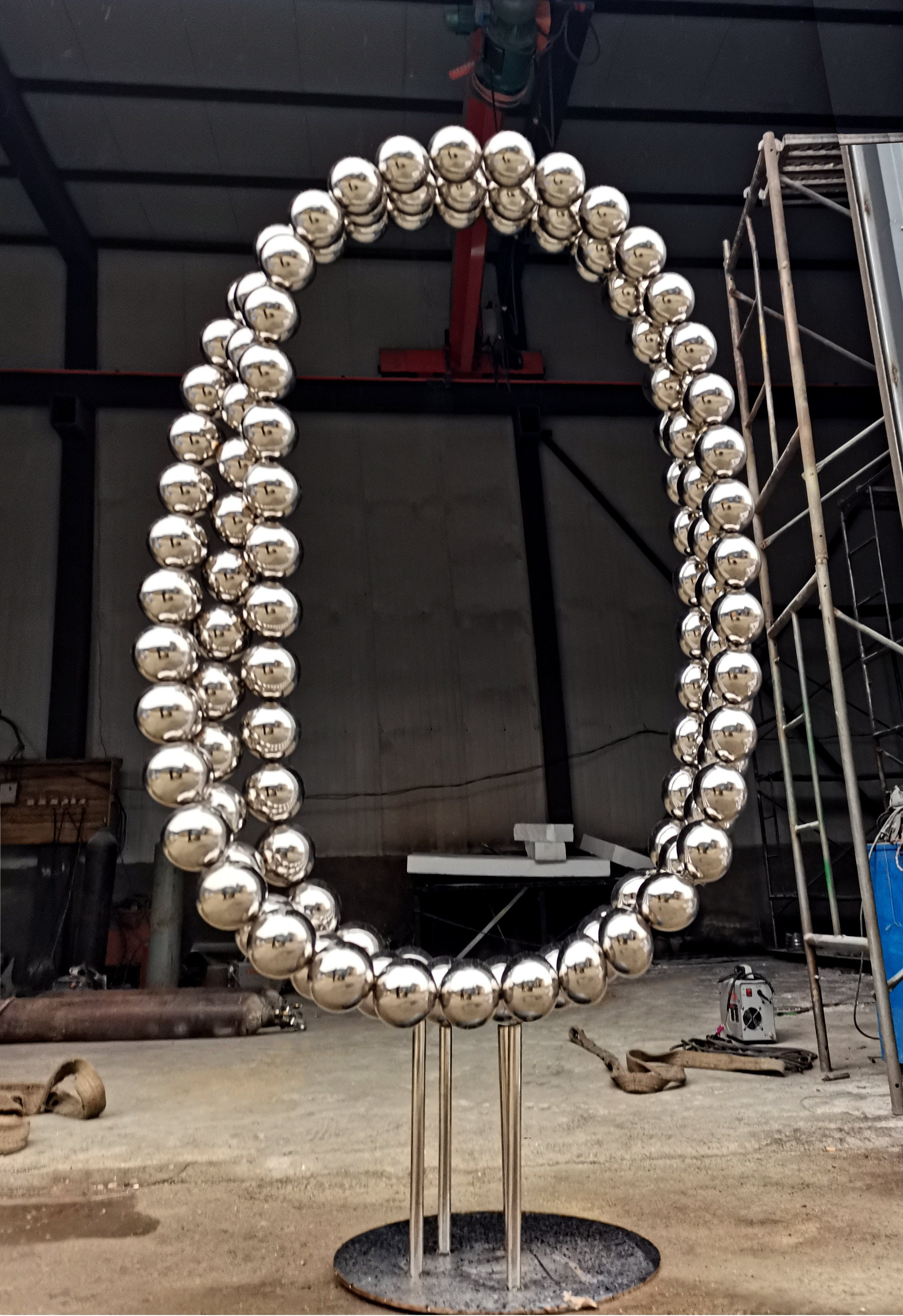Plamen Yordanov: 'Pearl INFINITY', 2020 Sculpture, Abstract. Pearl Infinity - mirror polished stainless steel, 8 ft height, 2020...
