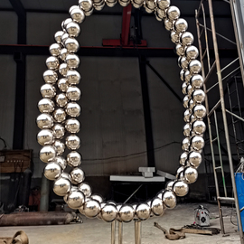 Plamen Yordanov: 'Pearl INFINITY', 2020 Sculpture, Abstract. Artist Description: Pearl Infinity - mirror polished stainless steel, 8 ft height, 2020...