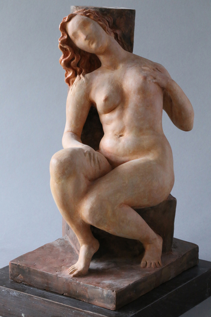 Penko Platikanov  'Asleep', created in 2013, Original Sculpture Bronze.