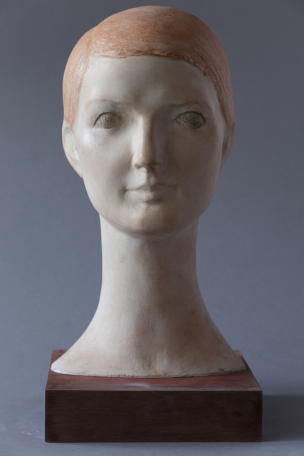 Penko Platikanov  'Portrait Of Maria', created in 2014, Original Sculpture Bronze.