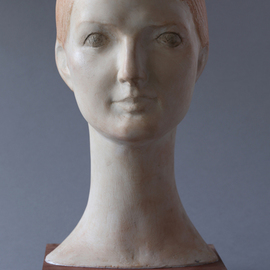 Penko Platikanov: 'Portrait of Maria', 2014 Other Sculpture, Portrait. 