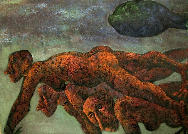 Nadia Pronina  'Afloat', created in 2008, Original Painting Oil.