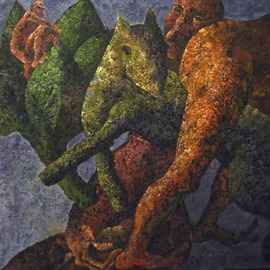 Nadia Pronina: 'AfterGlow', 2008 Oil Painting, Figurative. Artist Description:  Latest Works ...