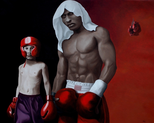 Peter Seminck  'Little Macho', created in 2015, Original Painting Acrylic.