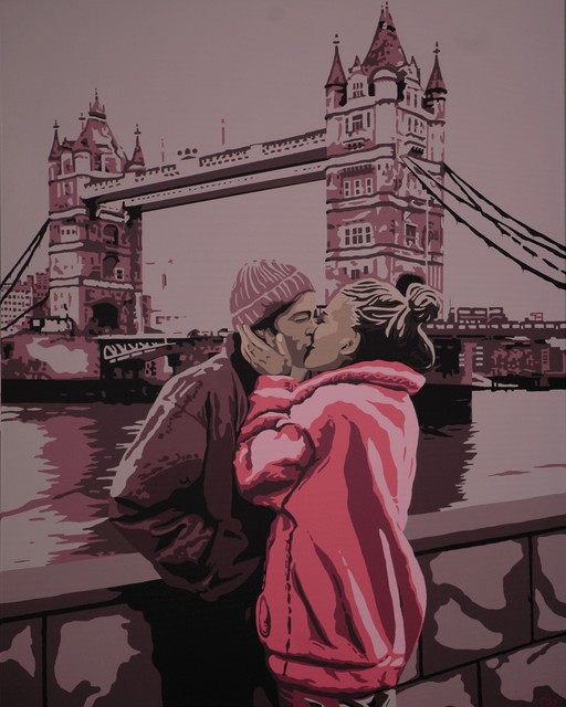 Artist Peter Seminck. 'Kiss From A Rose' Artwork Image, Created in 2020, Original Painting Acrylic. #art #artist
