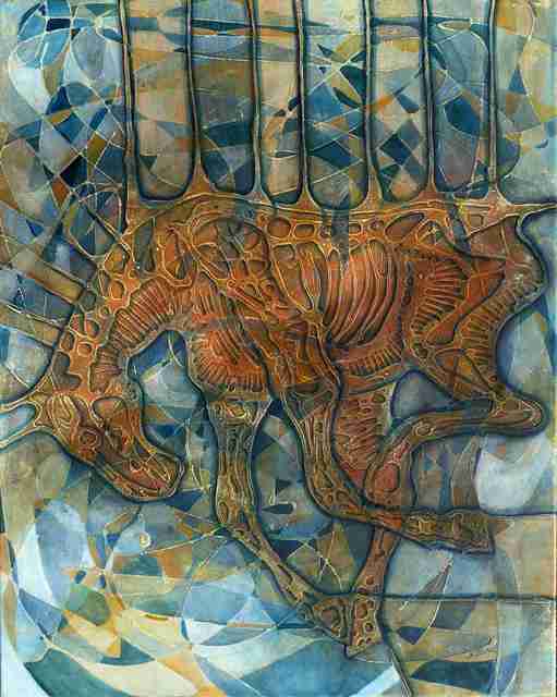 Lubomir Korenko  'Animal Liberation,Batchery', created in 2009, Original Painting Oil.