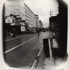 Rachel Schneider: 'London 1', 2002 Black and White Photograph, Cityscape. Artist Description: This image is titled 