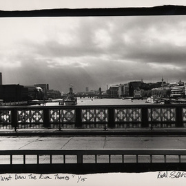 Rachel Schneider: 'London 10', 2002 Black and White Photograph, Cityscape. 