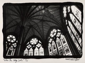Rachel Schneider: 'London 15', 2002 Black and White Photograph, Interior. 