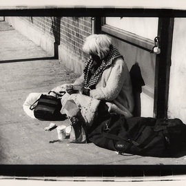 Rachel Schneider: 'New York 2', 2002 Black and White Photograph, Cityscape. 