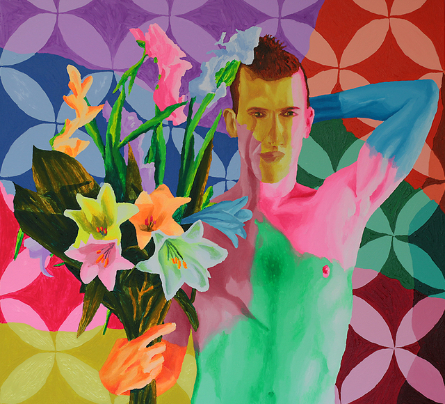 Raphael Perez  Israeli Painter   'Gay Painter Homosexual Artist', created in 2017, Original Photography Color.