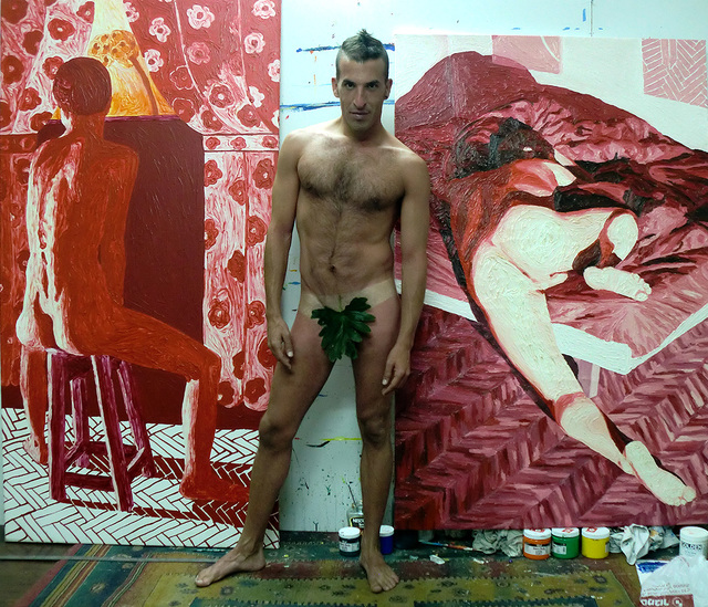 Artist Raphael Perez  Israeli Painter . 'Homoerotic Painters Artists' Artwork Image, Created in 2018, Original Photography Color. #art #artist