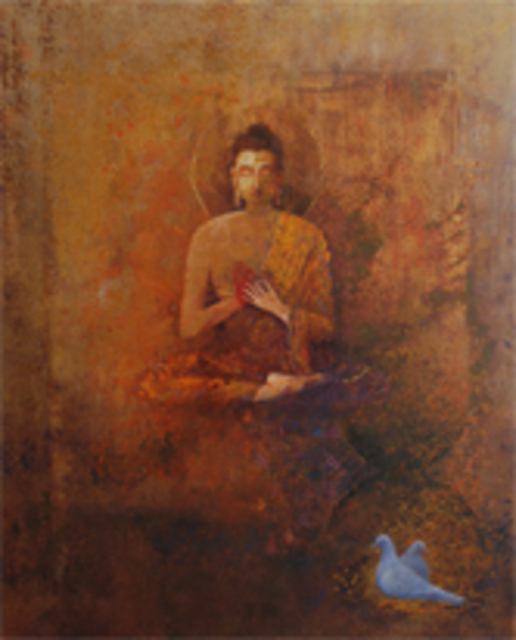 Ram Thorat  'Enlighten Sole', created in 2011, Original Painting Acrylic.