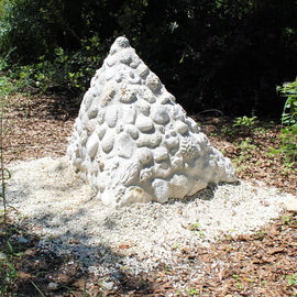 Randy Cousins: 'Prow', 2014 Mixed Media Sculpture, Marine. Artist Description:  Cement, reef limestone ( no coral was harmed) , wire, trash. ...